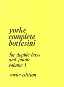 Complete Bottesini Volume 1 for Double Bass published by Yorke
