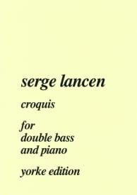 Lancen: Croquis for Double Bass published by Yorke