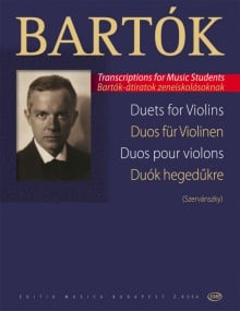 Bartok: Duos (from Bartók's choral works) for two Violins published by EMB