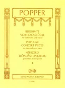 Popper: Popular Concert Pieces Vol 1 for Cello published by EMB
