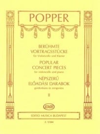 Popper: Popular Concert Pieces Vol 2 for Cello published by EMB