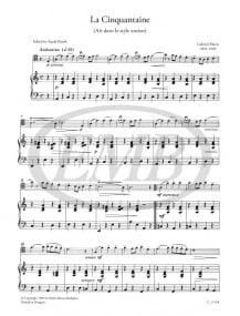 Gabriel-Marie: La Cinquantaine for Cello published by EMB