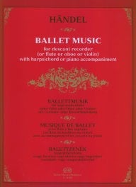 Handel: Ballet Music for Descant Recorder published by EMB