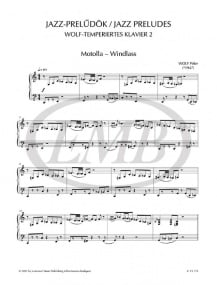 Wolf: Jazz Preludes: Wolf-temperiertes Klavier published by EMB