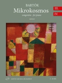 Bartok: Mikrokosmos 3 & 4 for Piano published by EMB