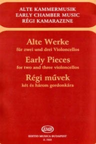 Early Pieces for Two and Three Cellos published by EMB