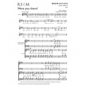 Ogden: Were you there SATB published by RSCM