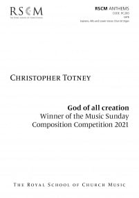 Totney: God of all Creation SA/Men & Organ published by RSCM