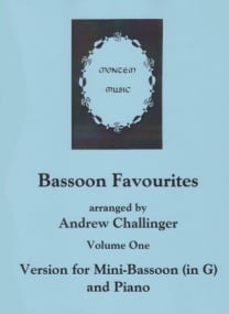 Bassoon Favourites Book 1 (for Mini-Bassoon in G) published by Montem Music