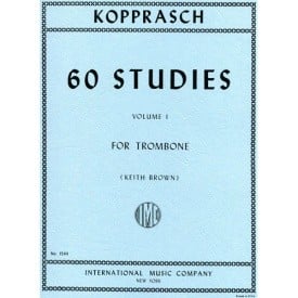 Kopprasch: 60 Studies Book 1 for Trombone or Tuba published by IMC