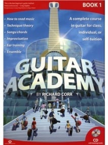 Guitar Academy 1 published by Academy Music (Book & CD)