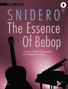 Snidero: The Essence Of Bebop Piano & Guitar published by Advance (Book/Online Audio)