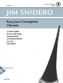 Snidero: Easy Jazz Conception - Clarinet published by Advance (Book/Online Audio)