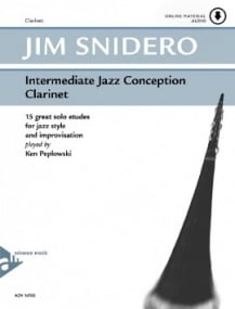 Snidero: Intermediate Jazz Conception - Clarinet published by Advance (Book/Online Audio)