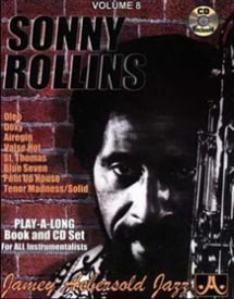 Aebersold 8: Sonny Rollins for All Instruments (Book & CD)