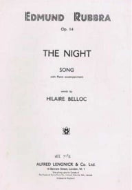 Rubbra: Night Opus 14 for Voice published by Lengnick