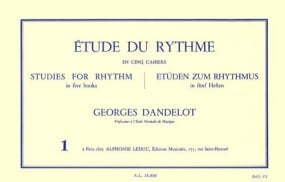 Dandelot: Etude Du Rythme 1 published by Leduc