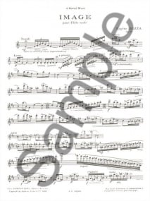 Bozza: Image for Solo Flute Opus 38 published by Leduc