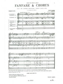 Buxtehude: Fanfare and Chorus SATBB published by Robert King