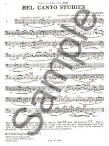 Bordogni: 43 Bel Canto Studies for Tuba (Bass Trombone) published by Leduc