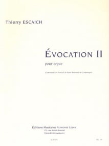 Escaich: Evocation II for Organ published by Leduc