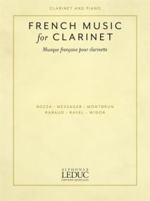 French Music for Clarinet & Piano published by Leduc