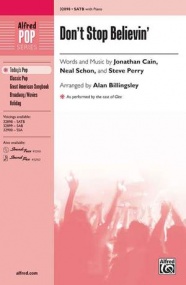 Jonathan Cain/Steve Perry/Neal Schon: Don't Stop Believin' SATB published by Alfred