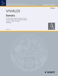 Vivaldi: Sonata in C Minor RV53 for Oboe published by Schott