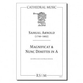 Arnold: Magnificat & Nunc Dimittis in A SATB published by Cathedral Music