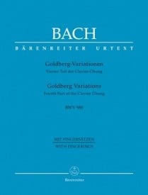 Bach: Goldberg Variations (BWV 988) for Piano published by Barenreiter