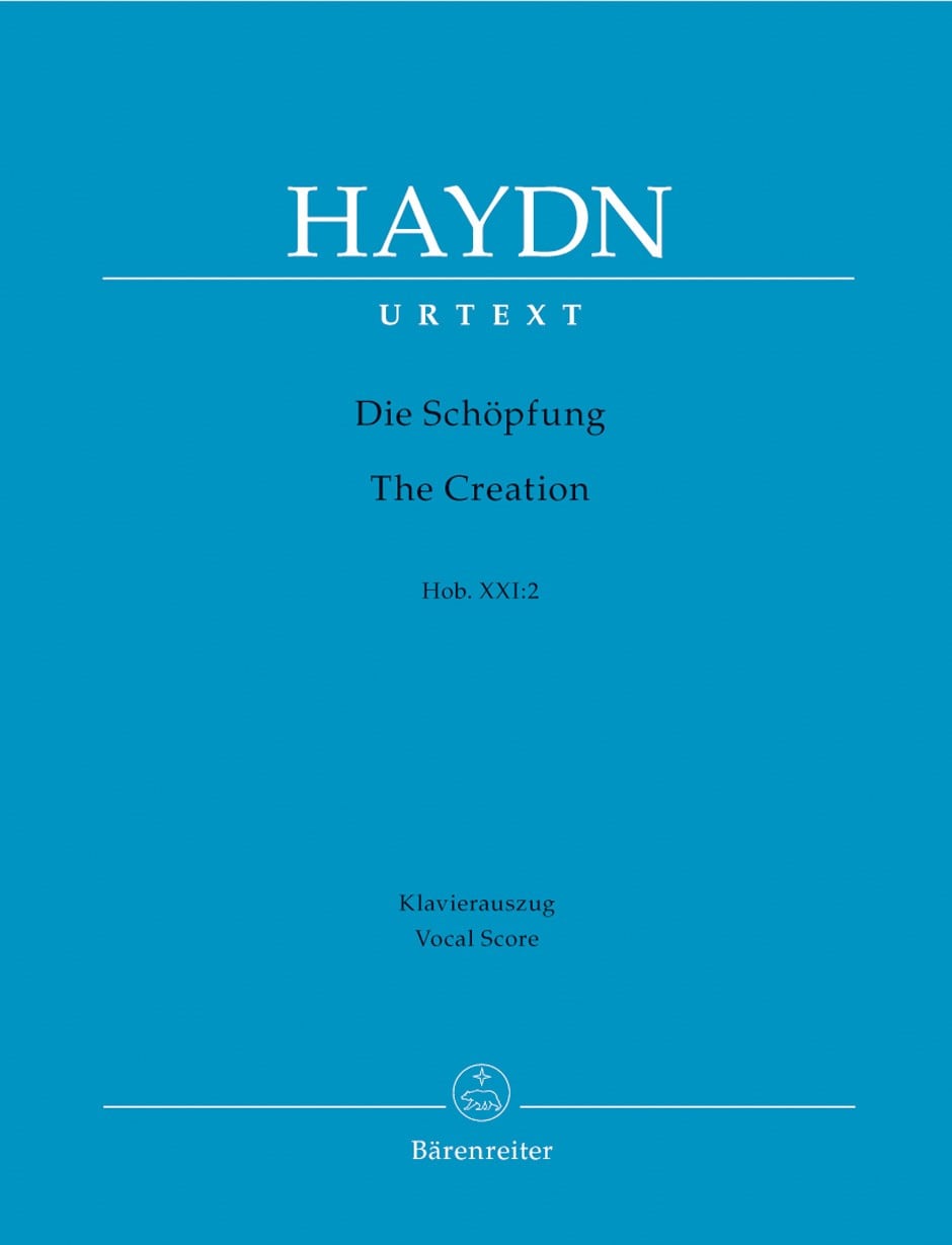 Haydn: Creation, The Oratorio (HobXXI:2) published by Barenreiter Urtext - Vocal Score