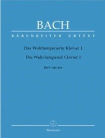 Bach: Well Tempered Clavier Book 1 (BWV 846-869) published by Barenreiter