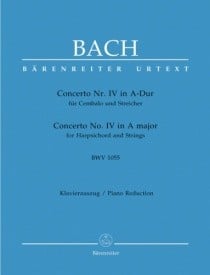 Bach: Concerto for Keyboard No.4 in A (BWV 1055) published by Barenreiter