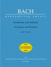 Bach: Inventions & Sinfonias (BWV772-801) for Piano published by Barenreiter