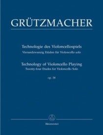 Grutzmacher: Technology of Cello Playing Opus 38 - 24 Etudes published by Barenreiter