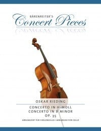 Rieding: Concerto in B Minor Opus 35 for Cello published by Barenreiter