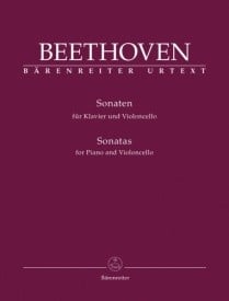Beethoven: Complete Sonatas for Cello published by Barenreiter