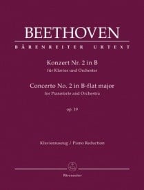 Beethoven: Piano Concerto No.2 in Bb Opus 19 published by Barenreiter