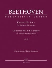 Beethoven: Piano Concerto No.3 in C Minor Opus 37 published by Barenreiter