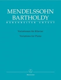 Mendelssohn: Variations for Piano published by Barenreiter