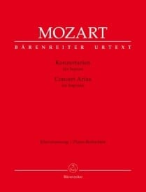 Mozart: Concert Arias for High Soprano published by Barenreiter