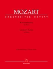 Mozart: Concert Arias for Bass published by Barenreiter