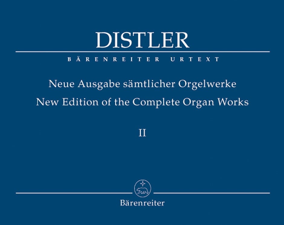 Distler: Complete Organ Works Volume 2 published by Barenreiter