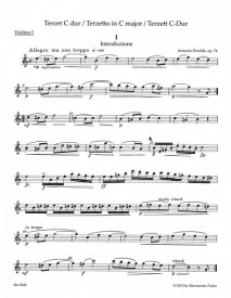 Dvorak: Terzetto for two Violins and Viola in C major Opus 74 published by Barenreiter