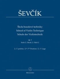 Sevcik: School of Violin Technique op. 1 Book 2 published by Barenreiter