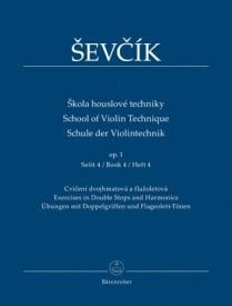 Sevcik: School of Violin Technique op. 1 Book 4 published by Barenreiter