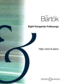 Bartok: Eight Hungarian Folk Songs High published by Boosey & Hawkes