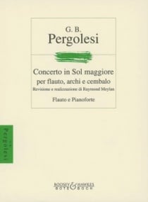 Pergolesi: Concerto in G for Flute published by Bote & Bock
