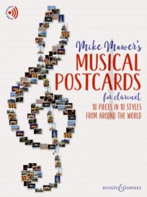 Mower: Musical Postcards - Clarinet published by Boosey & Hawkes (Book/Online Audio)