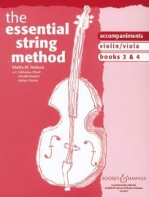 Essential String Method Piano Accompaniment 3 & 4 for Violin & Viola published by Boosey & Hawkes